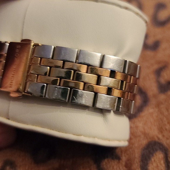 MICHAEL KORS crystal watch, gold, rose gold, silve